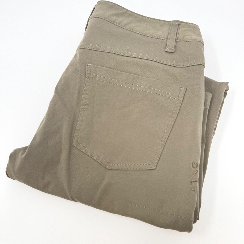 BYLT Premium Basics Everyday Pant 2.0 Mens Medium Khaki Tapered Pants 31X30